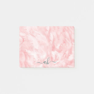 Minimalistischer eleganter, schicker korallenrosa post-it klebezettel