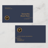 Minimalistischer eleganter schlichter einfacher visitenkarte (Vorne/Hinten)
