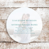 Minimalistischer Eleganter Strand Tropischer Sand  Einladung