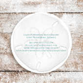 Minimalistischer Eleganter Strand Tropischer Sand  Einladung