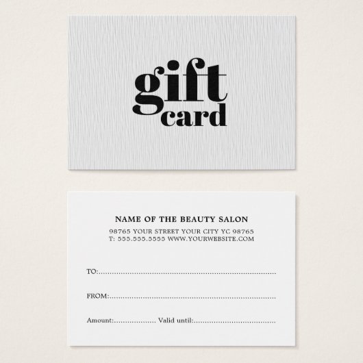 Minimalistischer eleganter Textur Weißer Schönheit (Vorne & Hinten)