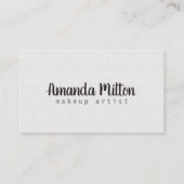 Minimalistischer, eleganter Texturkunst Visitenkarte (Vorderseite)