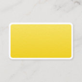 Minimalistischer eleganter Trendy Gold Foil Writer Visitenkarte (Rückseite)