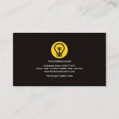 Minimalistischer Elektrischer Wave-Elektriker Visitenkarte (Rückseite)