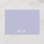 Minimalistischer Empfang Begleitkarte (Rückseite)