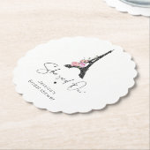 Minimalistischer Empfang in Paris Untersetzer (angewinkelt)