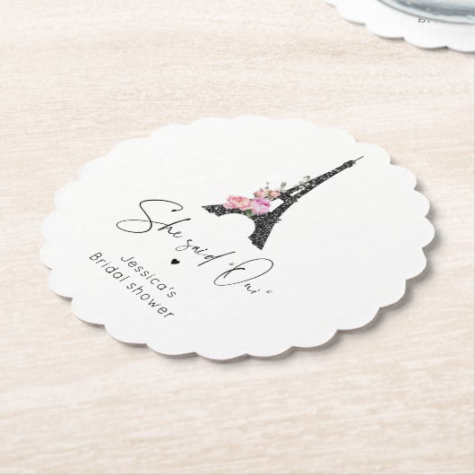 Minimalistischer Empfang in Paris Untersetzer (angewinkelt)