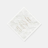 Minimalistischer Empfang Serviette (Ecke)