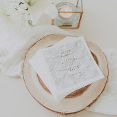 Minimalistischer Empfang Serviette