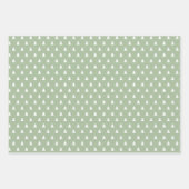 Minimalistischer Erdton, Skandi Weihnachten Geschenkpapier Set (Vorderseite 2)