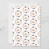 Minimalistischer Erntedank Einladung (Rückseite)