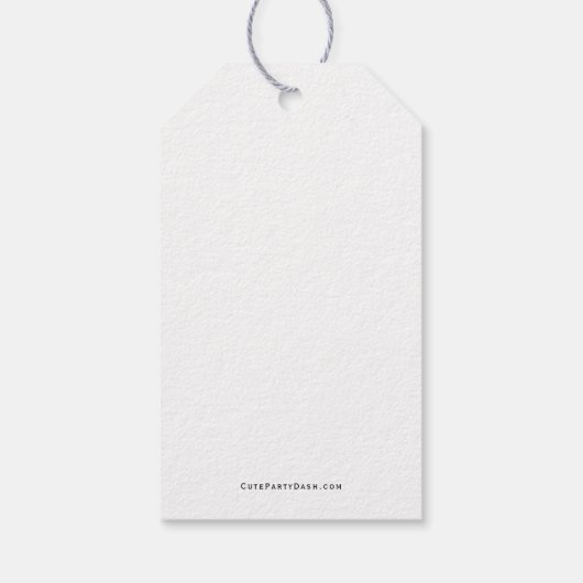 Minimalistischer Erntedank Groovy Dankbarkeit Retr Geschenkanhänger (Rückseite)