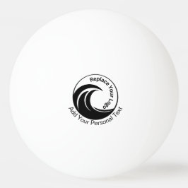 Minimalistischer Ersatz des Logos & Benutzerdefini Tischtennisball