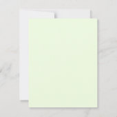 Minimalistischer Eukalyptus Dankeschön-Karte | Dankeskarte (Rückseite)