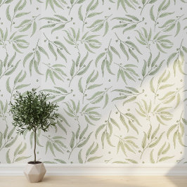Minimalistischer Eukalyptus-Zweige-Sage-ID1244 Tapete