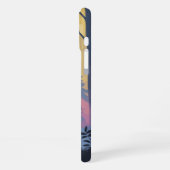 Minimalistischer Fall Mystic Nymph im Wald iPhone Hülle (Linke Seite)