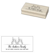 Minimalistischer Familienleiter Gummistempel (Stempel)