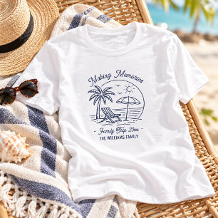 Minimalistischer Familienurlaub mit passender Cust T-Shirt
