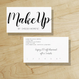 Minimalistischer Fett Beauty Loyalty Rabatt Treuekarte