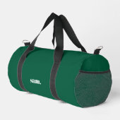 Minimalistischer fetter benutzerdefinierter Text g Duffle Bag (Rechte Ecke)