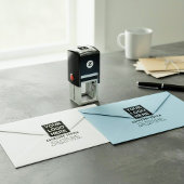 Minimalistischer Firmenname & Adresse & Logo Permastempel