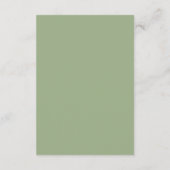 Minimalistischer Flitterwochen-Fonds QR-Code Hochz Begleitkarte (Rückseite)