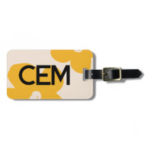 Minimalistischer, floraler Akrylltikstreifen