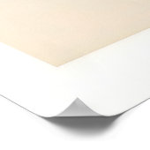 Minimalistischer floraler Kunstdruck Beige, Grün & Poster (Ecke)
