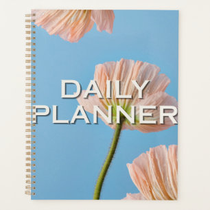 Minimalistischer floraler Tagesplaner Planer