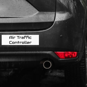 Minimalistischer Fluglotse, einfache Luftfahrt Autoaufkleber