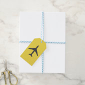 Minimalistischer Flugzeug-Flugverkehr Geschenkanhänger (Mit Garn)