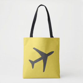 Minimalistischer Flugzeug-Flugverkehr Tasche