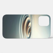Minimalistischer Flüssigkeitswellen-Handyhülle Cre Case-Mate iPhone Hülle (Rückseite (Horizontal))