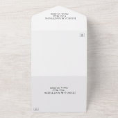 Minimalistischer Foto QR-Code All In One Einladung (Außenbereich)