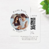 Minimalistischer Foto QR-Code Prüfen Sie mich auf  (Schreibtisch)