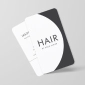 Minimalistischer Friseur-Kolorist Visitenkarte
