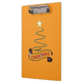 Minimalistischer froher Weihnachtsbaum mit Star De Klemmbrett (Links)