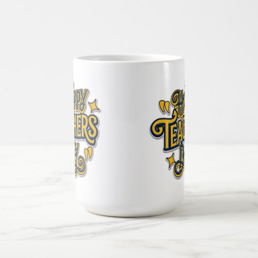 Minimalistischer fröhlicher Inspirier Guide Bold A Kaffeetasse (Mittel)