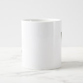 Minimalistischer Frosch-Support-Becher Jumbo-Tasse (Vorderseite)