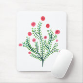 Minimalistischer Frühling Blütenflora Hübsche Wass Mousepad (Mit Mouse)