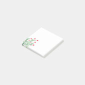 Minimalistischer Frühling Blütenflora Hübsche Wass Post-it Klebezettel (angewinkelt)