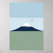 Minimalistischer Fuji
