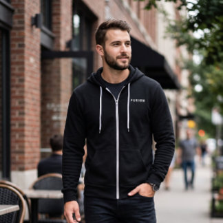 Minimalistischer FUSION-Reißverschluss-Hoodie | Sc Hoodie