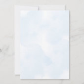 Minimalistischer Geburtstag der boho-Blüte Einladung (Rückseite)