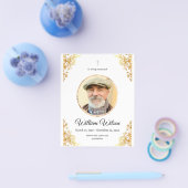 Minimalistischer Gedenkdienst Flyer (Einzeln)