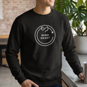 Minimalistischer Geist Reset Mental Health Awarene Sweatshirt