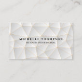 Minimalistischer geometrischer Hintergrund Visitenkarte (Vorderseite)