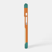 Minimalistischer geometrischer Moka-Maker iPhone 16 Hülle (Linke Seite)