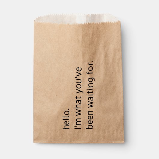 Minimalistischer Geschäftsumfang von Custom Kraft Geschenktütchen (Vorderseite)