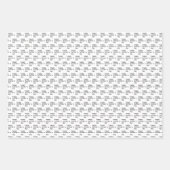 Minimalistischer glücklicher Vatertag Geschenkpapier Set (Vorderseite)
